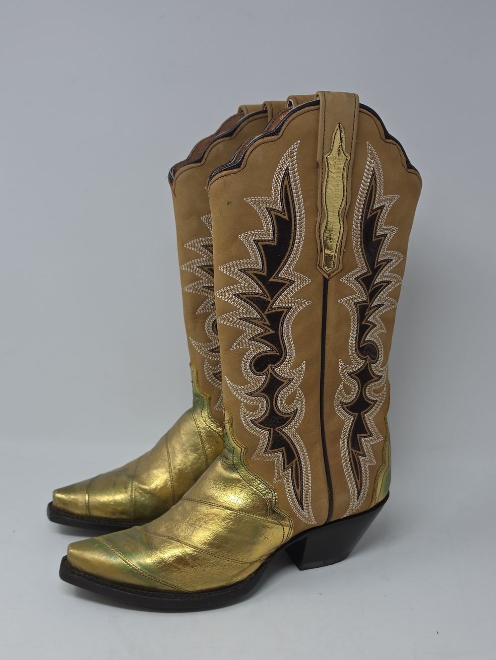 Dan Post Women's Eel Exotic Western Boot - Snip Toe Size 7